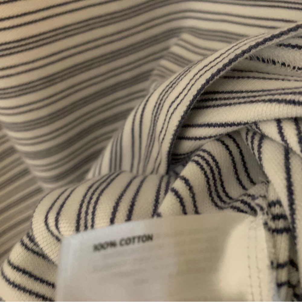 Duluth Trading Co Blue and White Polo Shirt - Picture 4 of 5